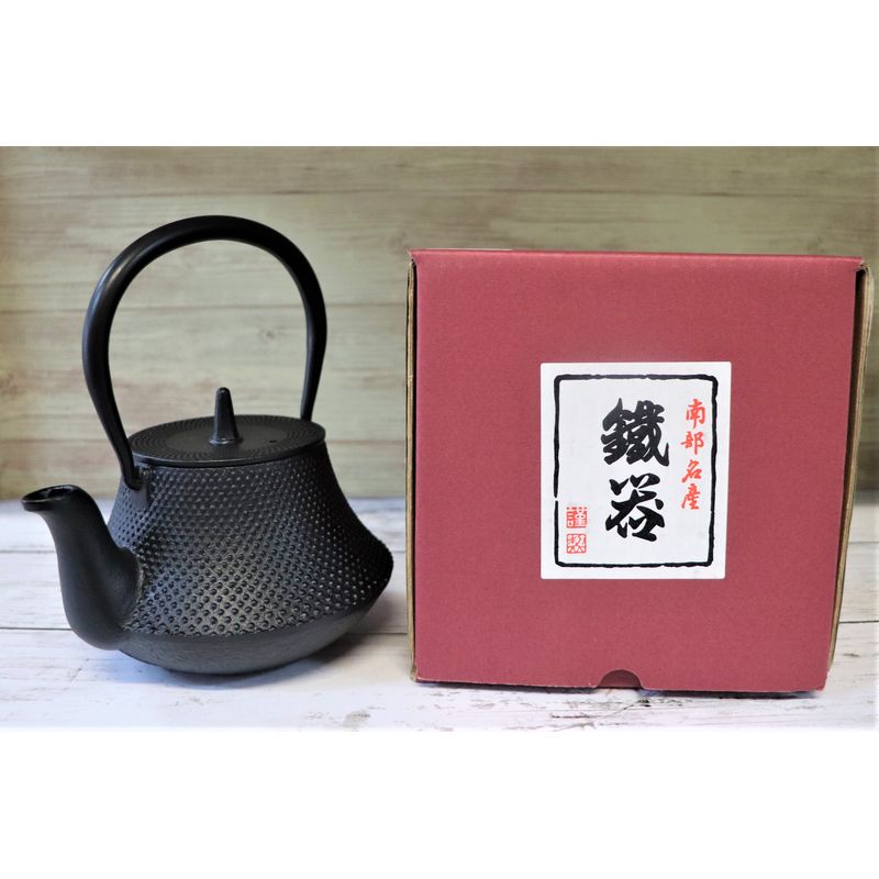 Fujita Nambu Tekki Iron Kettle Kyusu Tea Pot Fuji 0.4L
