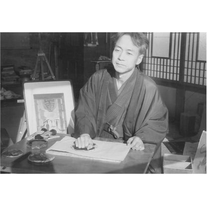 Shin-Hanga Shiro Kasamatsu - Cérémonie du Thé