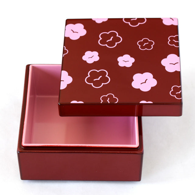 isuke Container "KOHAKO" Japanese Good Fortune pattern Candy Box  Lacquerware