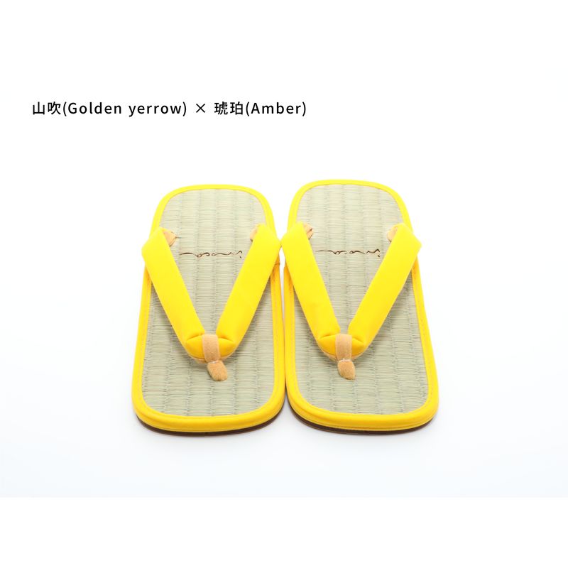 inoca SETTA Sandals TATAMI MEN104 Yamabuki Rush Beltop Brushed suede Leather