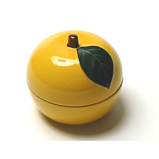 isuke Small Kawaii Fruit shaped Container with lid Lacquerware made in  Japan