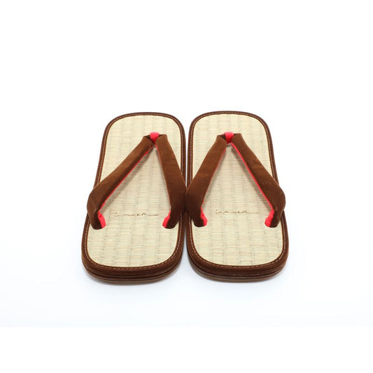 inoca SETTA Sandals TATAMI OVERSEAS112 chestnut Rush Brushed suede Leather