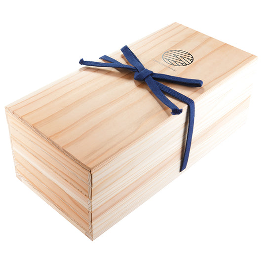 R4Yours Echigo Cedar Sugi Box Multitiered Box Jubako 15 Pairs Chopsticks Set