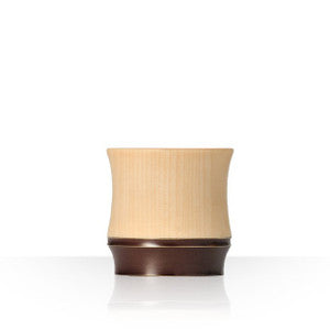 藤田花瓶 さかな 木砧漆器 高岡銅器 木製 黃銅 竹