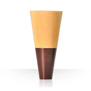 藤田ぐい呑 さかな 木砧漆器 高岡銅器 木製 黃銅 角杯