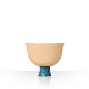 藤田花瓶 さかな 木砧漆器 高岡銅器 木製 黃銅 湾