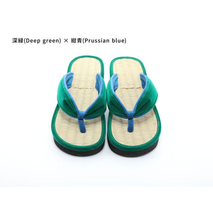 รองเท้าแตะ - สำหรับผู้หญิง สีเขียวเข้ม